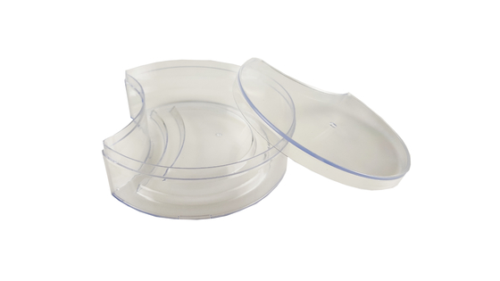 Transparent Customized Size Acrylic box Containers 19.5*13*6.5cm
