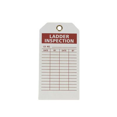 Plastic Safety Lockout Tags with Danger Header for Electrical Department