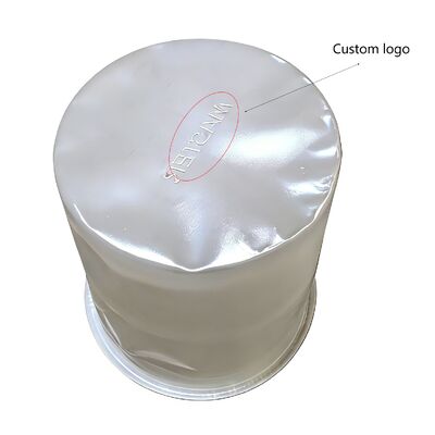 Custom LDPE Transparent Round Bottom Plastic Drum Liners Bags