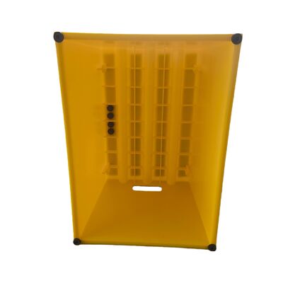 12" Overall Height Double Step Stool with Compact Design for Space Saving Stackable Box Step