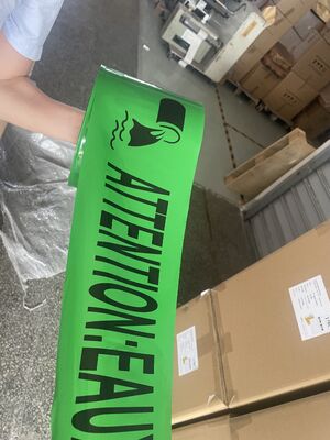Custom Printed Logo Underground Detectable PE Waterproof  Warning Tape for Warning