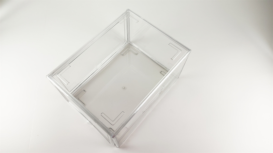 Kích thước tùy chỉnh Hộp acrylic trong suốt được chấp nhận có logo của khách hàng