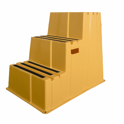 Gorilla thang 3 bước nhựa bước ghế dài tùy chỉnh màu sắc gấp 500 lbs trọng lượng Capacity