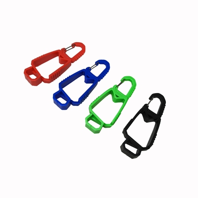 Tùy chọn cao sức mạnh POM nhựa an toàn làm việc găng tay chống mất cố định Buckle cầm găng tay clip