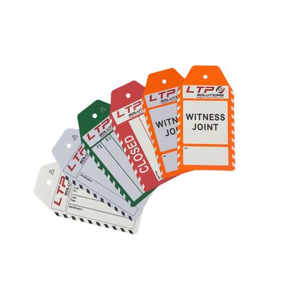 Nhãn polypropylene PVC chống nước mắt in hai mặt Nhãn nhựa để cảnh báo