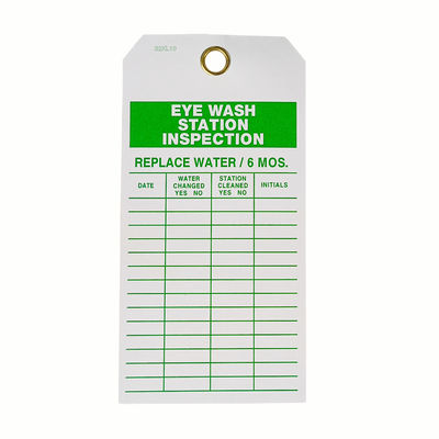 Durable PVC Material Warning Tag with Standard Size 146×76mm for Industrial Field Safety Signs