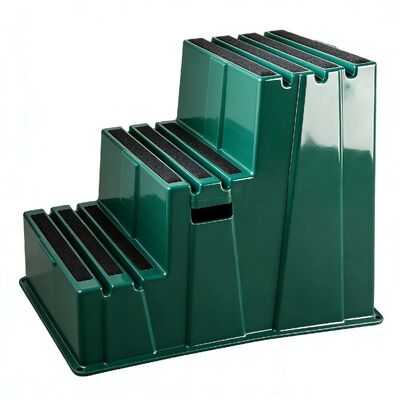 HDPE bền Stackable Step Stool với 500 lb tải trọng thân thiện với môi trường và thiết kế không trượt