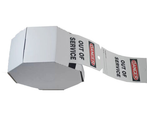 3/8inch Mounting Hole Size Plastic Safety Tag with Customized Logo for Durable Industrial Identification