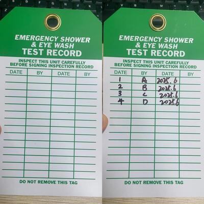 Tag An Toàn Nhựa Chống Thấm Nước, Độ Sáng Cao Tùy Chỉnh Logo Cho Nhận Dạng An Toàn Khóa và Gắn Thẻ