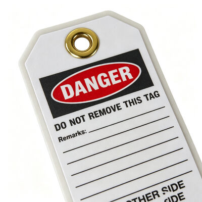 Thẻ kiểm tra lớp phủ chống nước mắt - Thẻ Loto Lockout Thẻ nguy hiểm cho môi trường khắc nghiệt