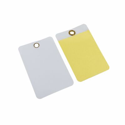 Nhãn an toàn PVC chống nước tùy chỉnh với in kỹ thuật số và thiết kế minh bạch cho an toàn công nghiệp